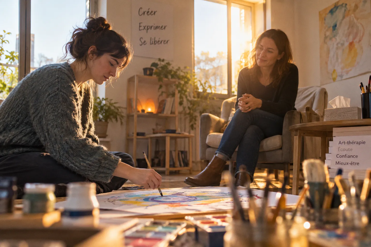 L'art comme médiation thérapeutique : libérer la parole au-delà des mots