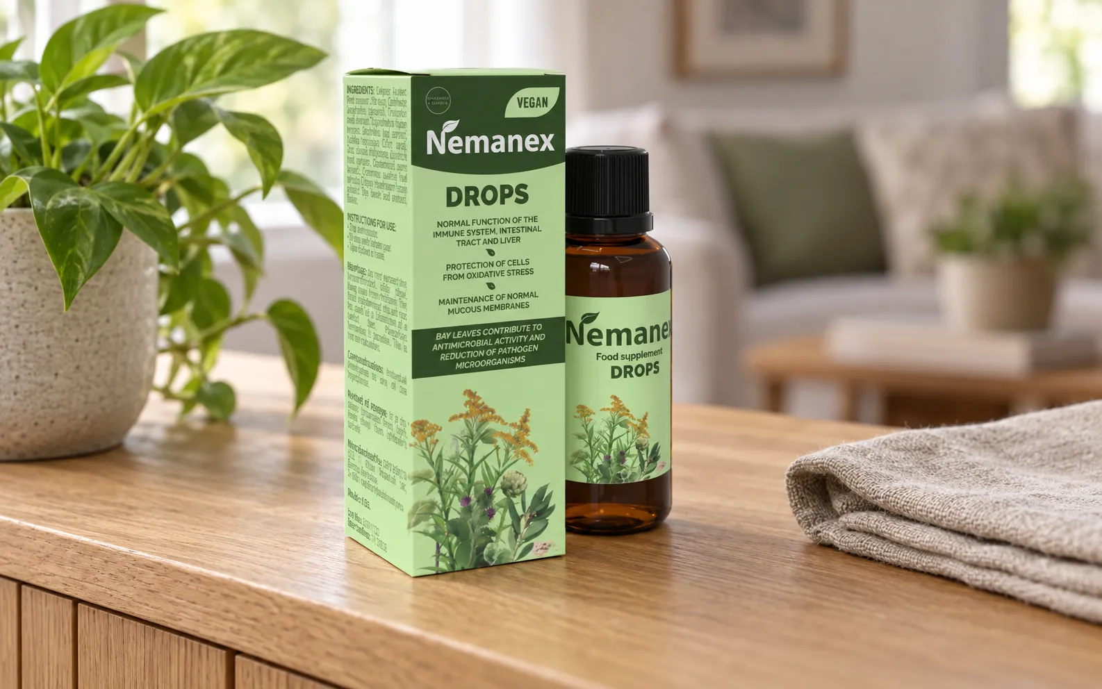 Nemanex Cystitis — le produit au quotidien
